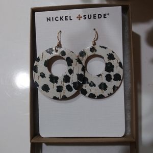 Nickel & Suede Earrings